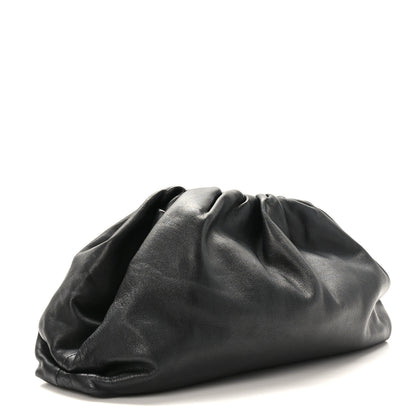 Bottega Veneta Smooth Butter Calf The Pouch Oversized Clutch Black 3 of 9