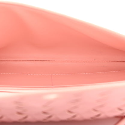 Bottega Veneta Nappa Intrecciato Long Andiamo Top Handle Clutch Rose 5 of 9