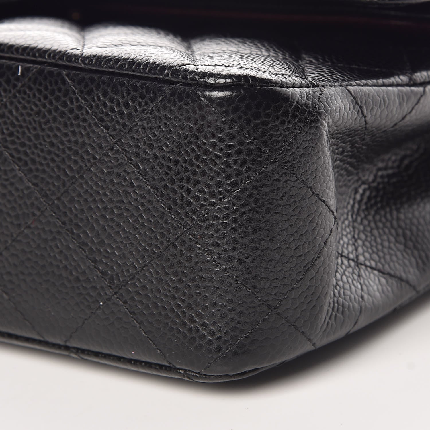 Chanel Caviar Quilted Medium Double Flap Black 11 of 12