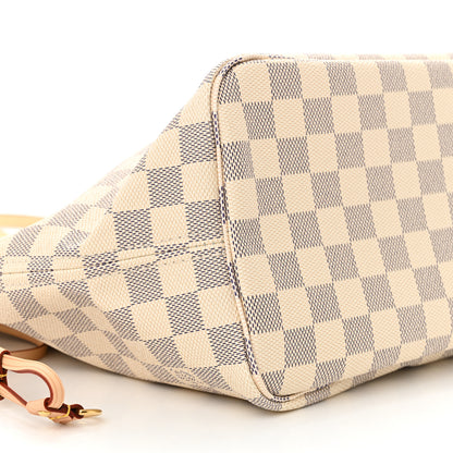 Louis Vuitton Damier Azur Neo Neverfull MM Rose Ballerine 9 of 11