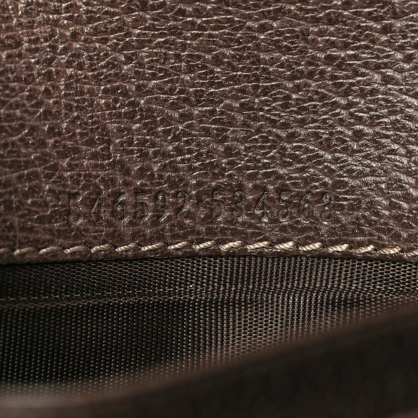 GG Supreme Monogram Web Ophidia Wallet On Chain Brown