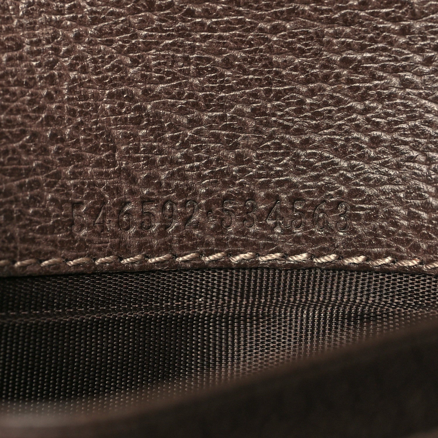 Gucci GG Supreme Monogram Web Ophidia Wallet On Chain Brown 7 of 11