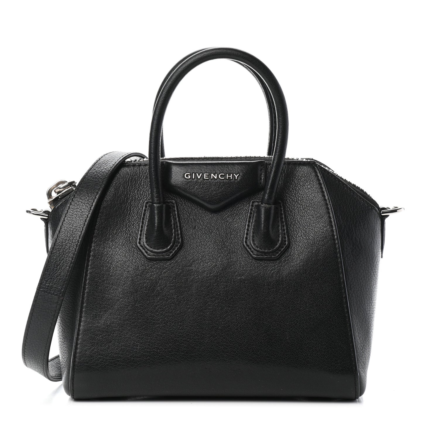 Sugar Goatskin Small Antigona Black