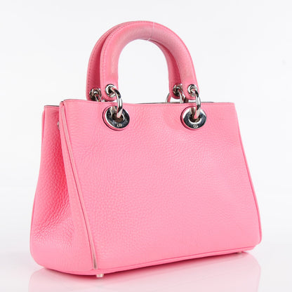 Christian Dior Bullcalf Small Diorissimo Tote Pink 6 of 12