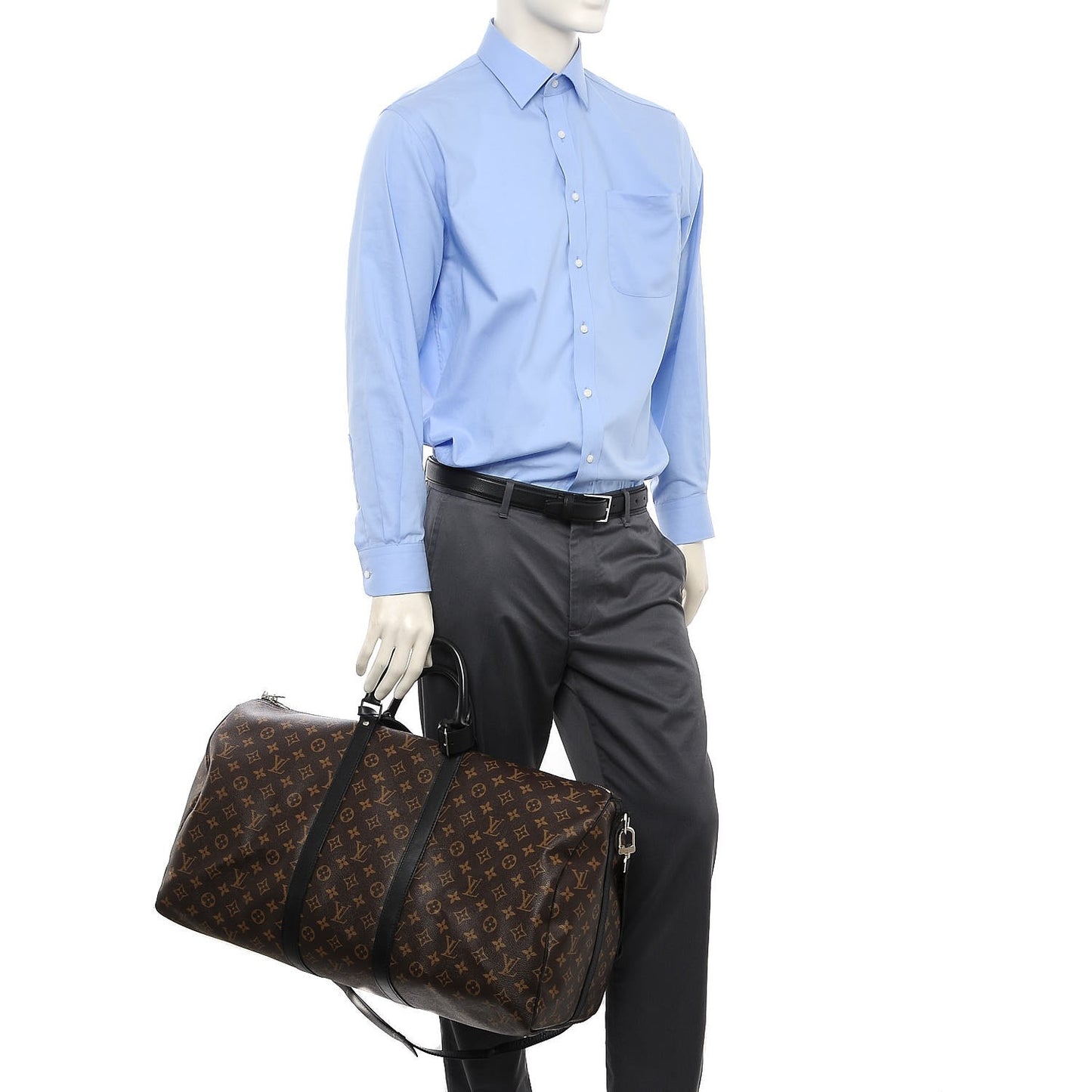 Monogram Macassar Keepall Bandouliere 55