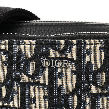 Christian Dior Oblique Pouch Navy Blue 10 of 13