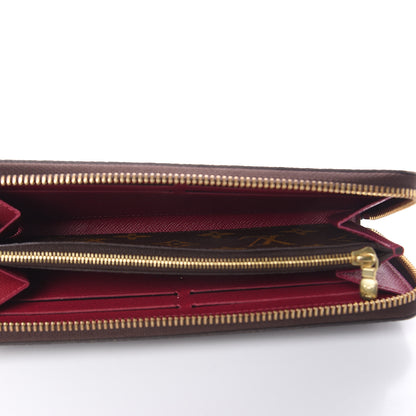 Louis Vuitton Monogram Clemence Wallet Fuchsia 5 of 8