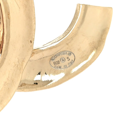 Chanel Metal CC Earrings Gold 4 of 4
