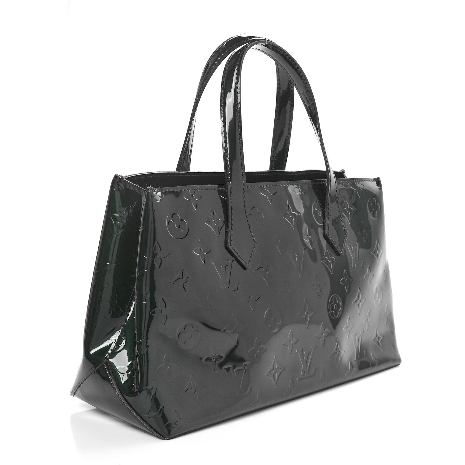 Louis Vuitton Vernis Wilshire PM  Blue Nuit 3 of 9