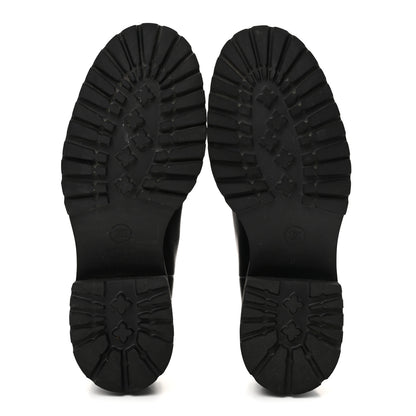 Chanel Calfskin CC Ankle Boots 39 Black 6 of 11