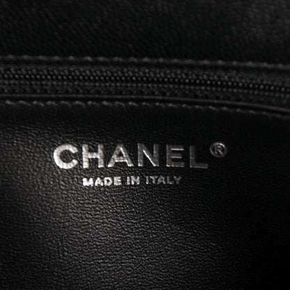 Chanel Caviar Lizard Quilted Medium Coco Handle Flap Black 8 of 9