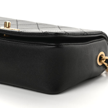 Chanel Caviar Quilted Small Fashion Therapy Flap Bag Black 9 of 9