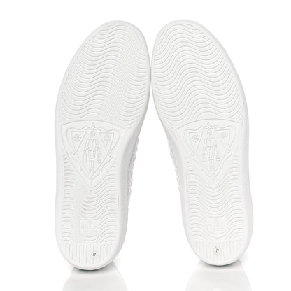 Gucci Nappa G Rhombus Mens Ace Sneakers 11 Great White Green 6 of 11