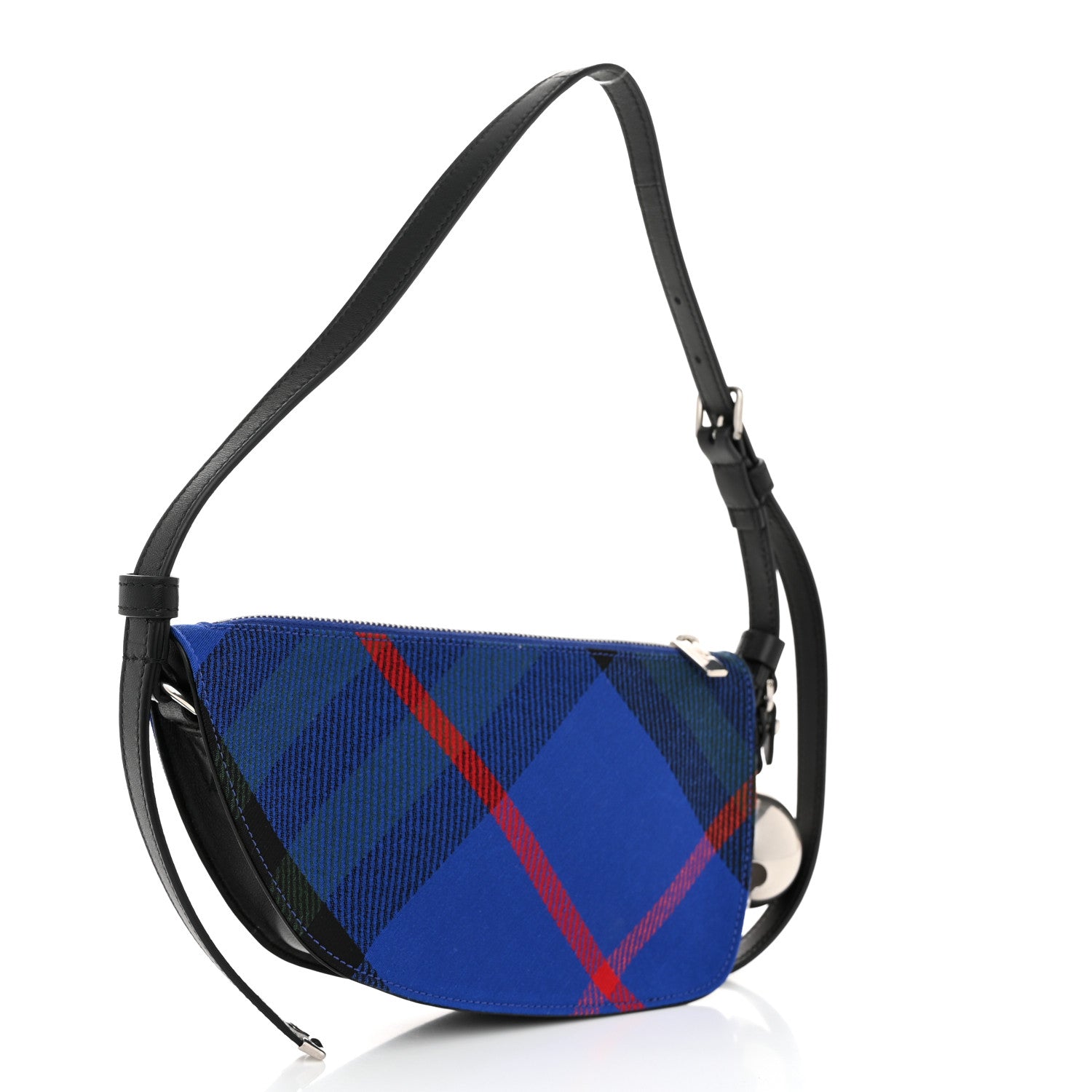 Burberry Jacquard Check Mini Shield Bag Knight 3 of 11