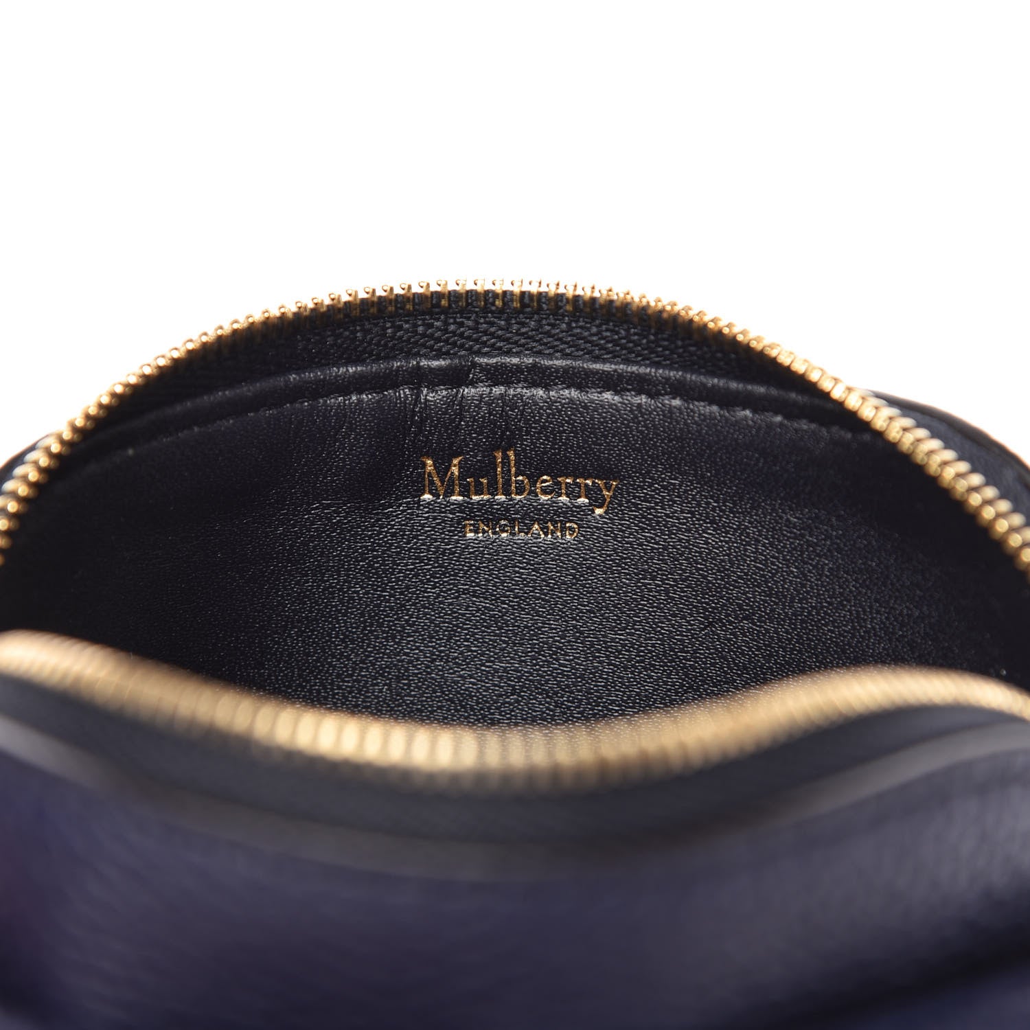 Mulberry Small Classic Grain Union Jack Darley Coin Pouch Oxford Blue 7 of 10