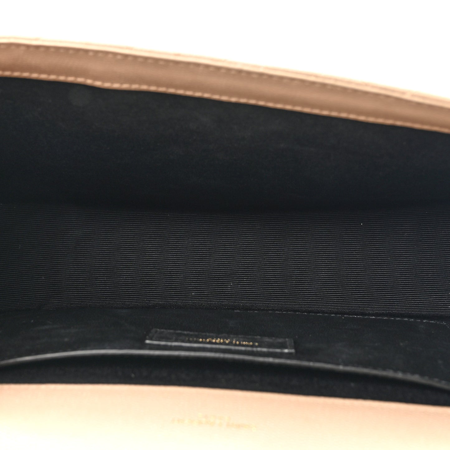 Grain De Poudre Textured Mixed Matelasse Medium Triquilt Monogram Satchel Dark Beige