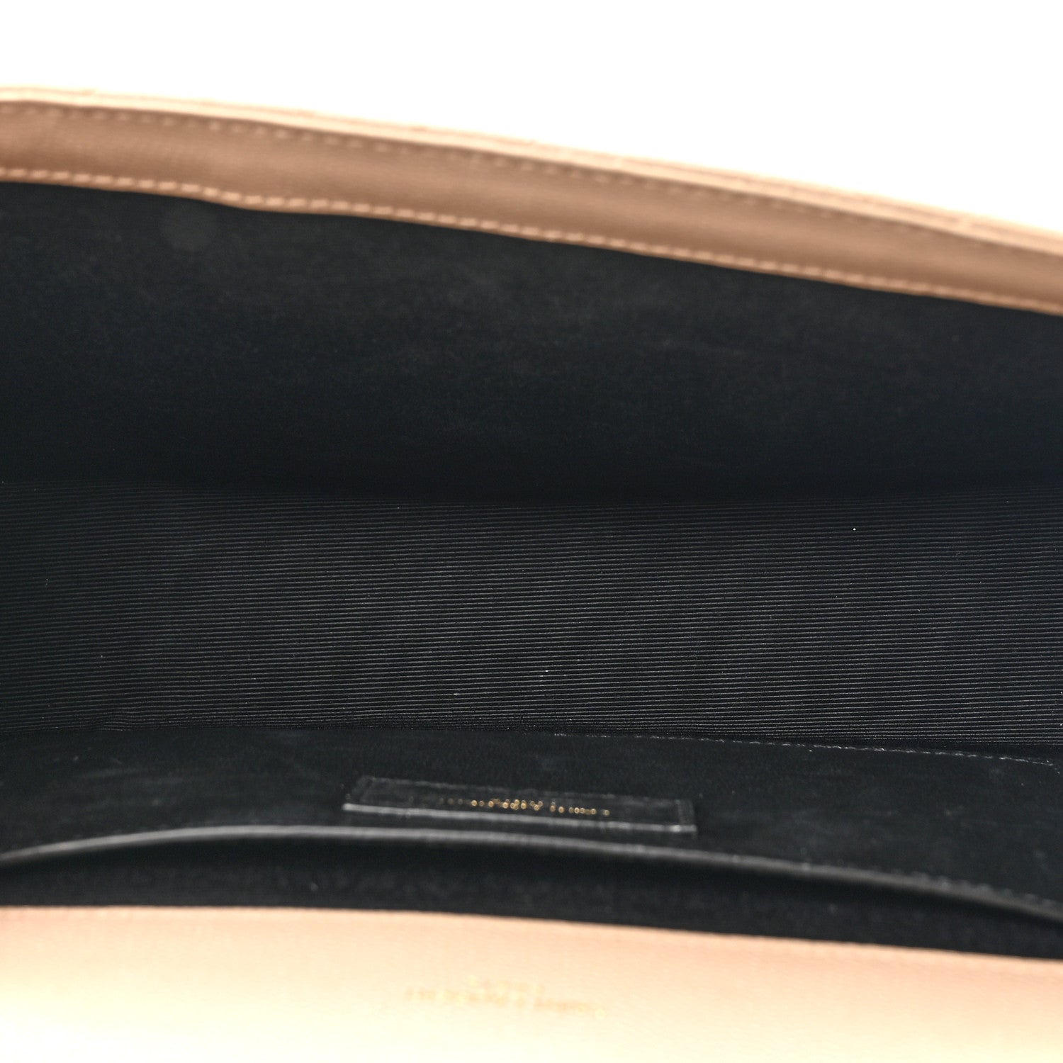 Saint Laurent Grain De Poudre Textured Mixed Matelasse Medium Triquilt Monogram Satchel Dark Beige 5 of 15