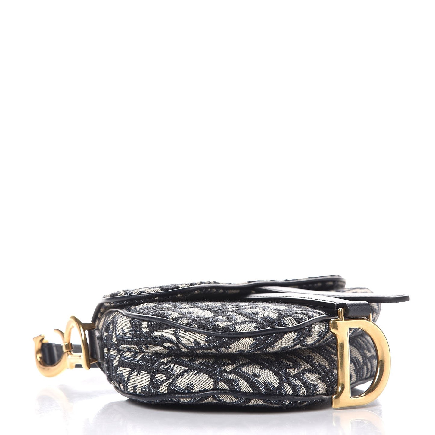 Oblique Mini Saddle Bag Blue