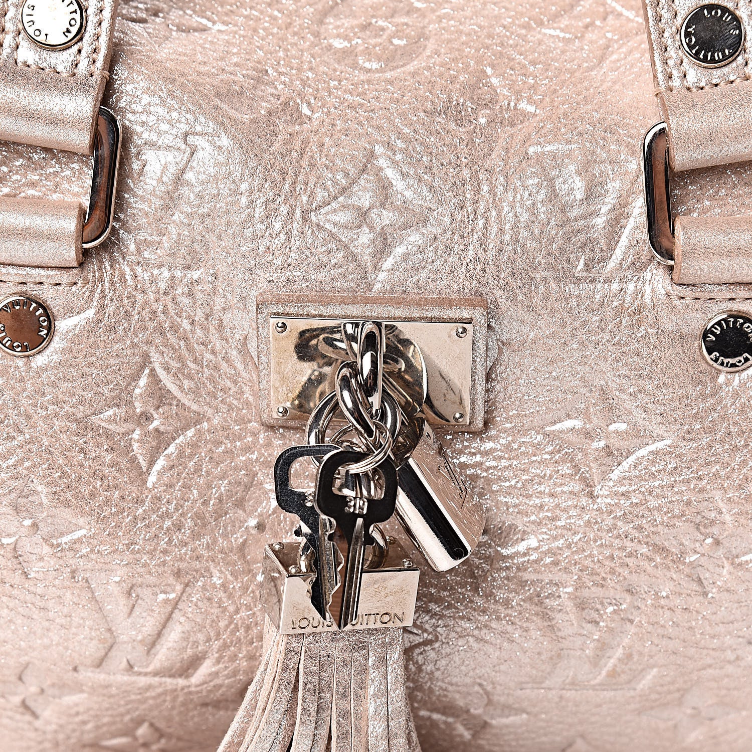 Louis Vuitton Monogram Shimmer Comete Peach Peach 7 of 11