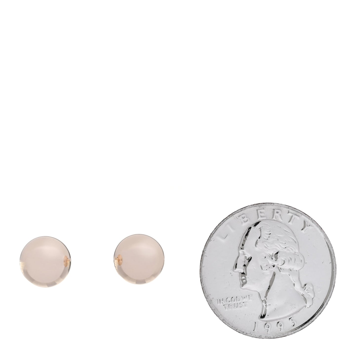 14K Rose Gold 9mm Hardwear Ball Earrings