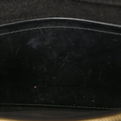 Louis Vuitton Calfskin Chain Louise MM Black 10 of 13