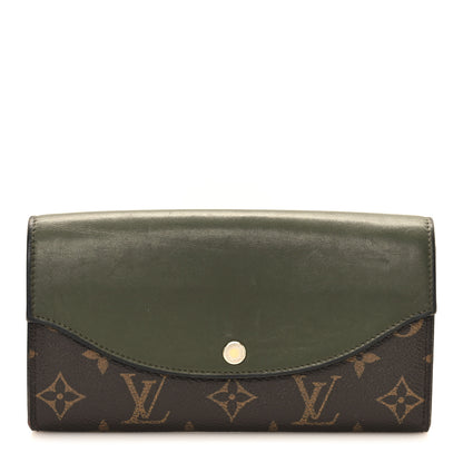 Louis Vuitton Monogram Sarah Tuileries Wallet Green 1 of 8