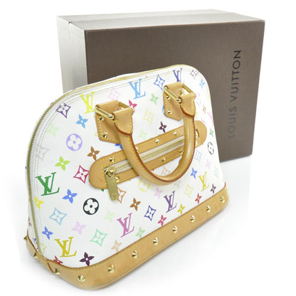 Louis Vuitton Monogram Multicolor Alma White 3 of 8