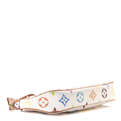 Louis Vuitton Monogram Multicolor Pochette Accessories White 5 of 6