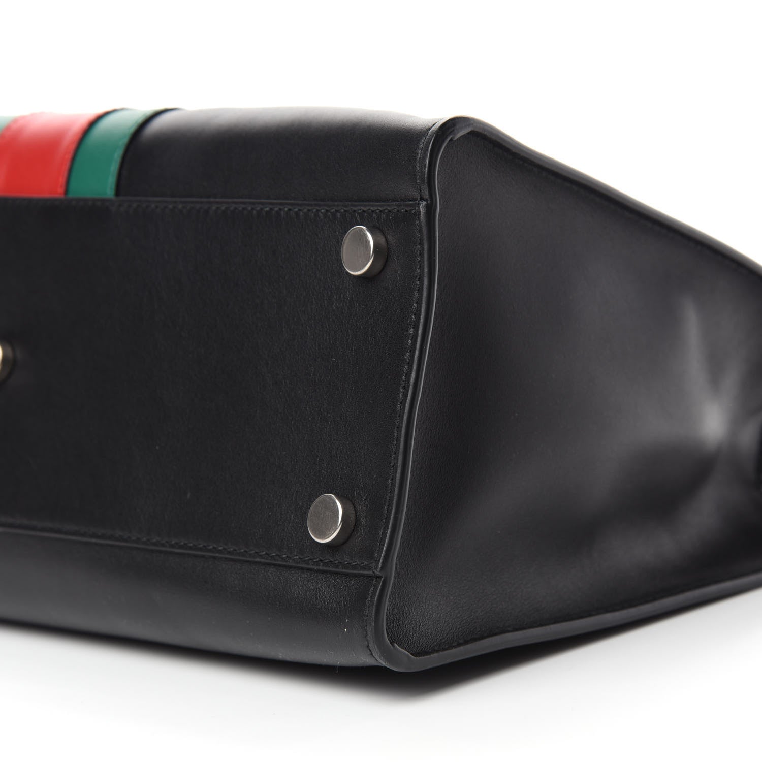 Gucci Calfskin Web Medium Dionysus Tote Bag Black 7 of 10