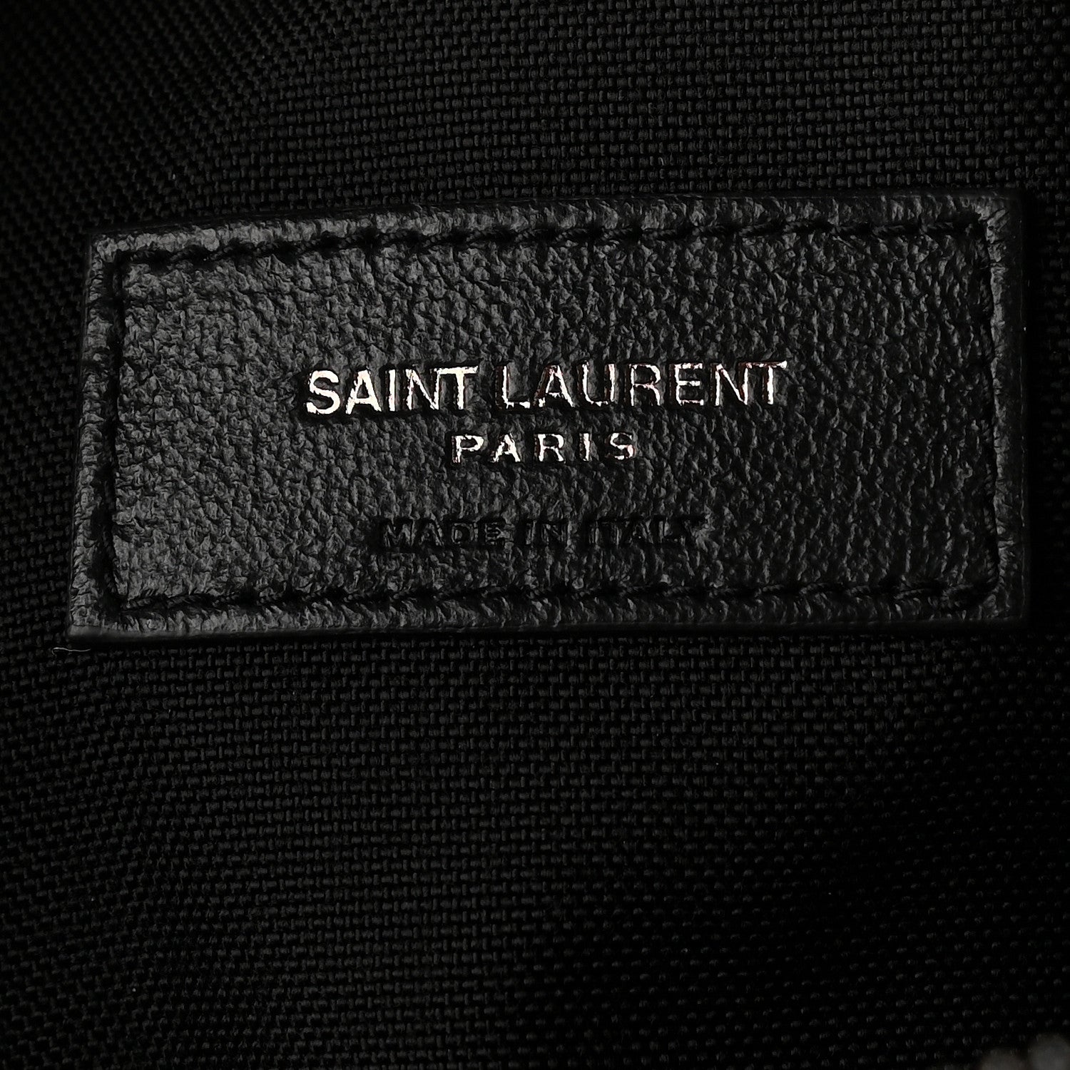 Saint Laurent Nylon Logo Ripstop Body Belt Bag Black 7 of 9