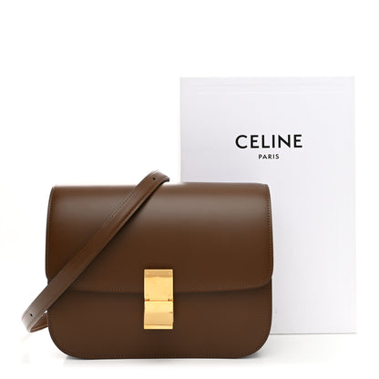 Celine Box Calfskin Medium Classic Box Flap Bag Camel 11 of 11