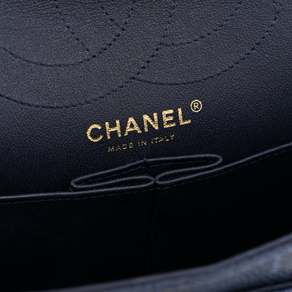 Chanel Caviar Quilted 2.55 Reissue 226 Flap Navy Blue 6 of 13