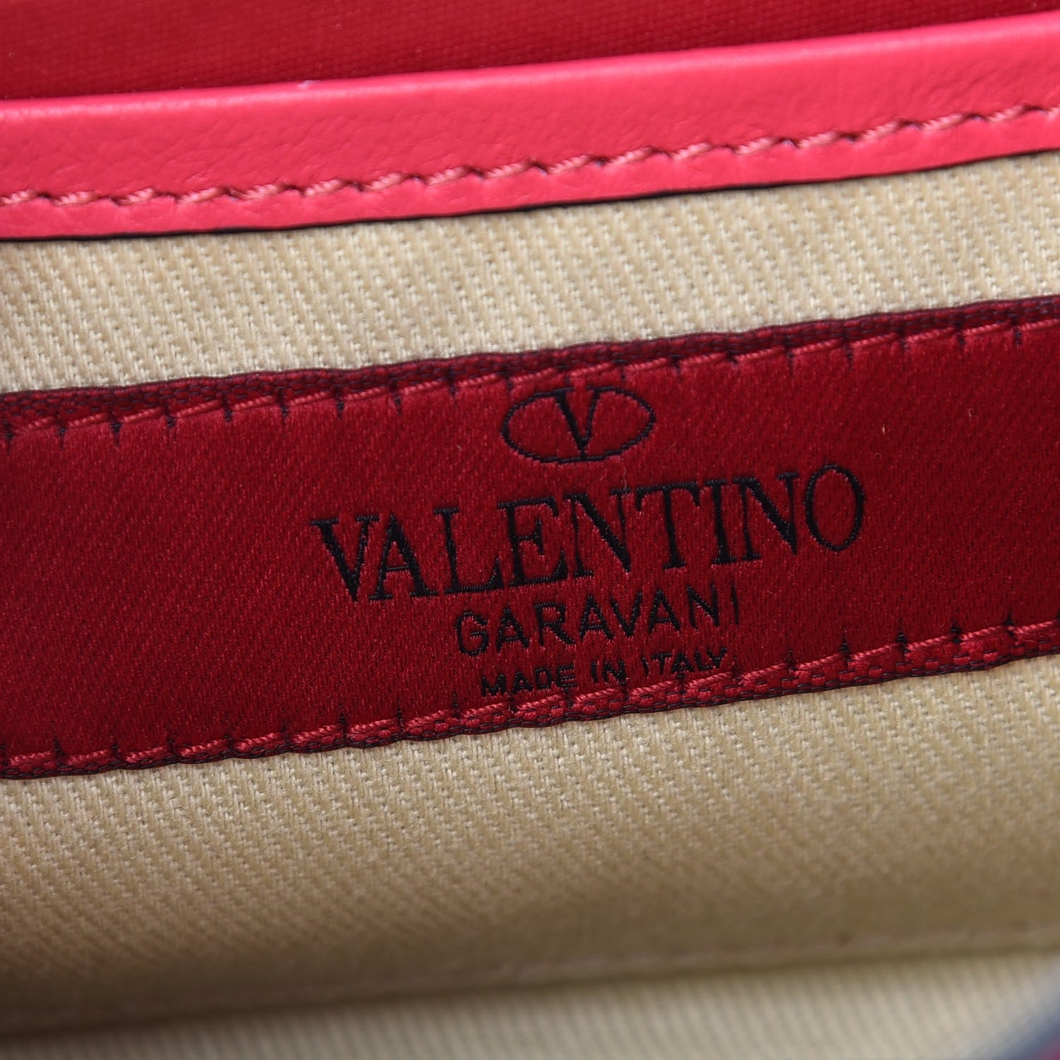Valentino Garavani Vitello Mini Rockstud Flap Saddle Crossbody Bag Deep Rose 8 of 8