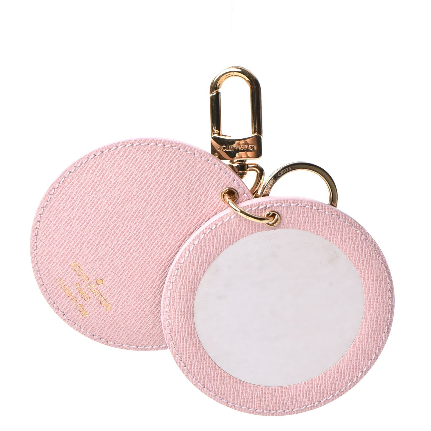 Monogram LV Mirror Key Holder Rose Ballerine