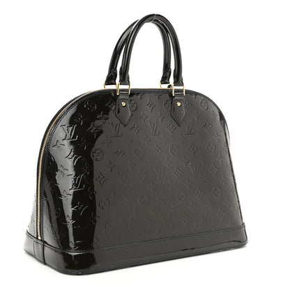 Louis Vuitton Vernis Alma GM Blue Infini 3 of 16