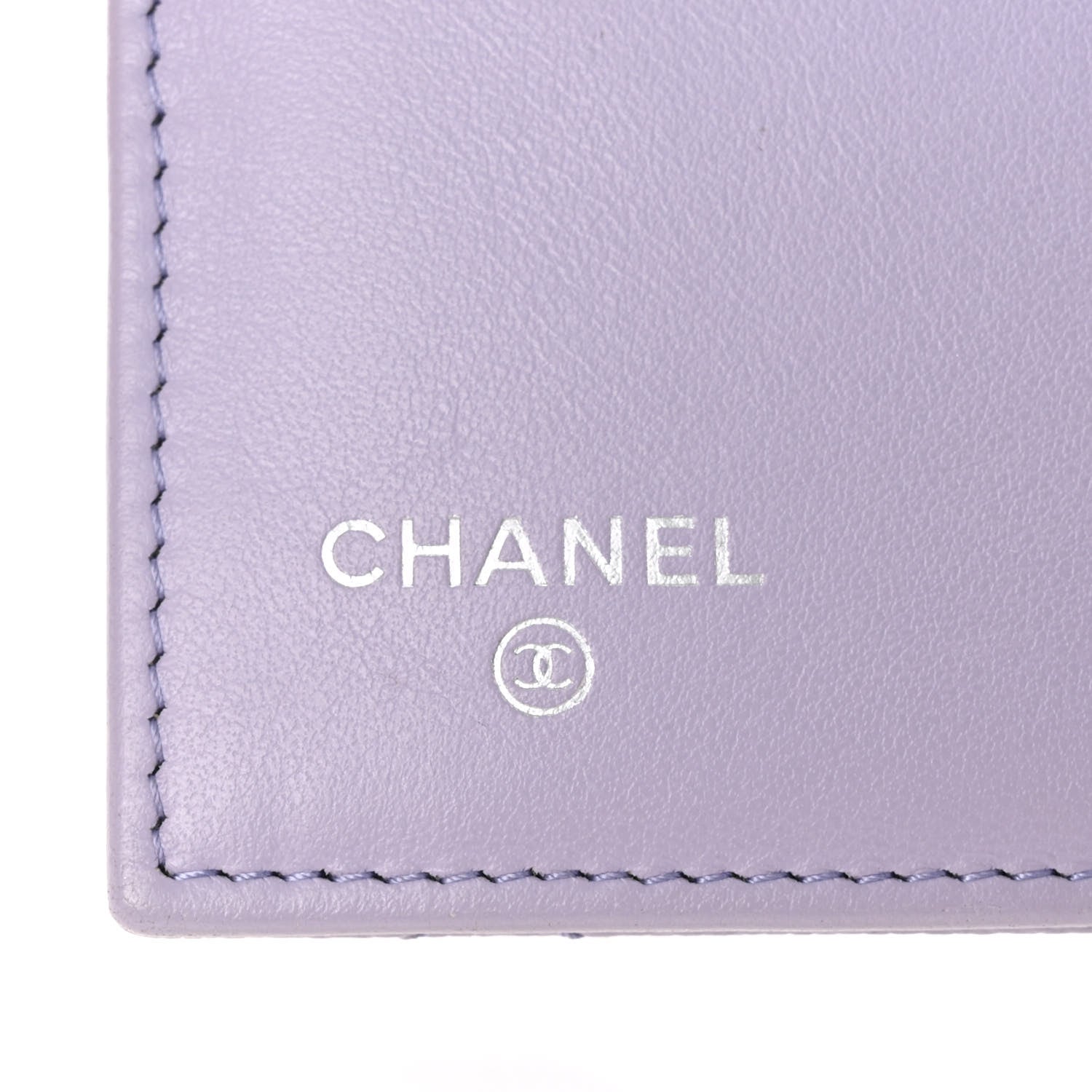 Chanel Caviar Quilted Medium Flap Wallet Light Purple 6 of 14