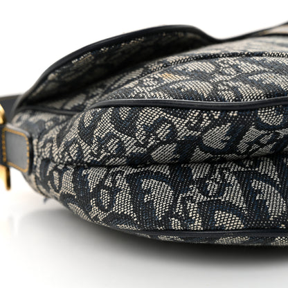 Christian Dior Monogram Saddle Bag Blue 9 of 15