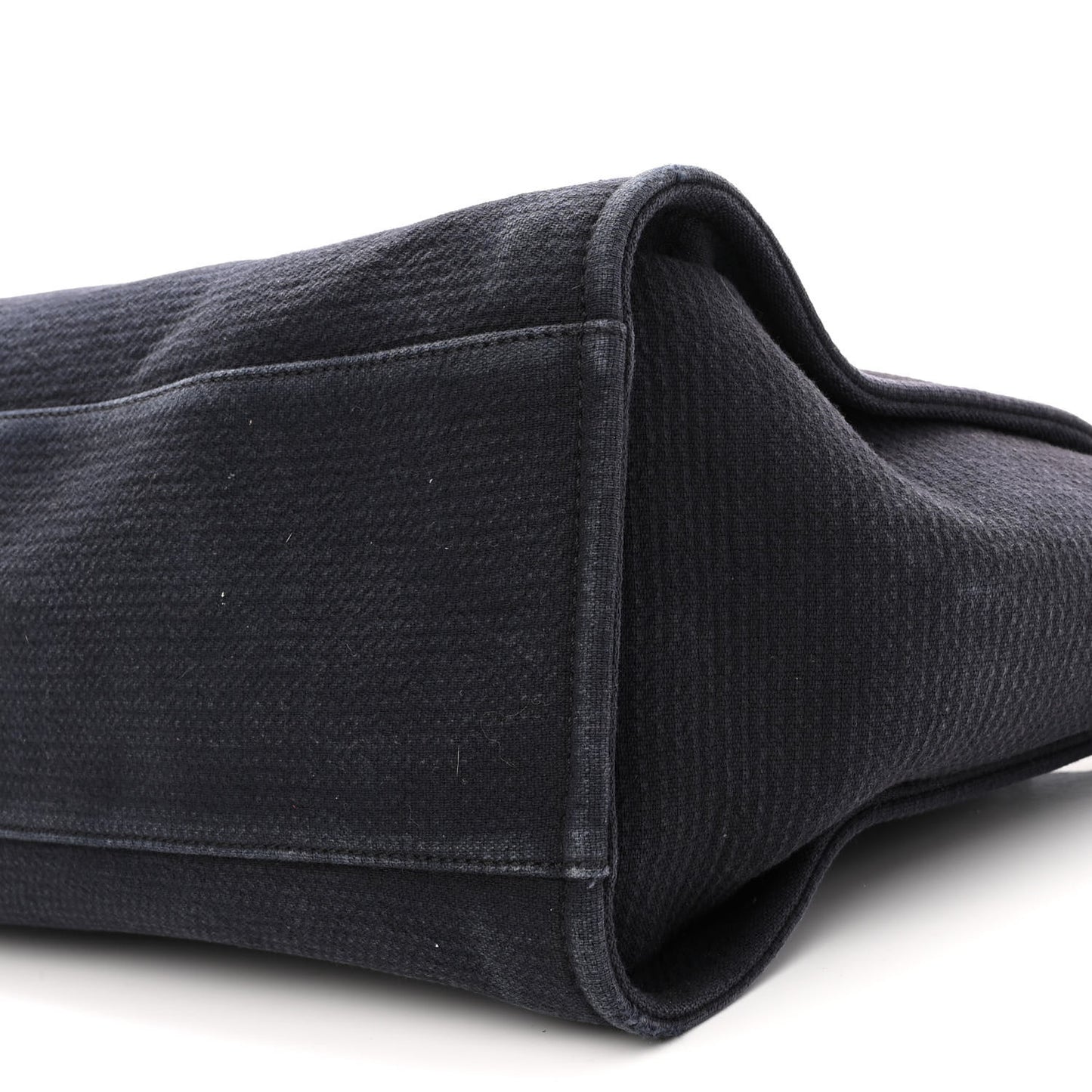 Mixed Fibers Large Deauville Tote Black