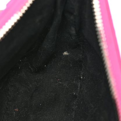 Balenciaga Extra Supple Calfskin Crocodile Embossed XS Le Cagole Shoulder Bag Lipstick Pink 11 of 12