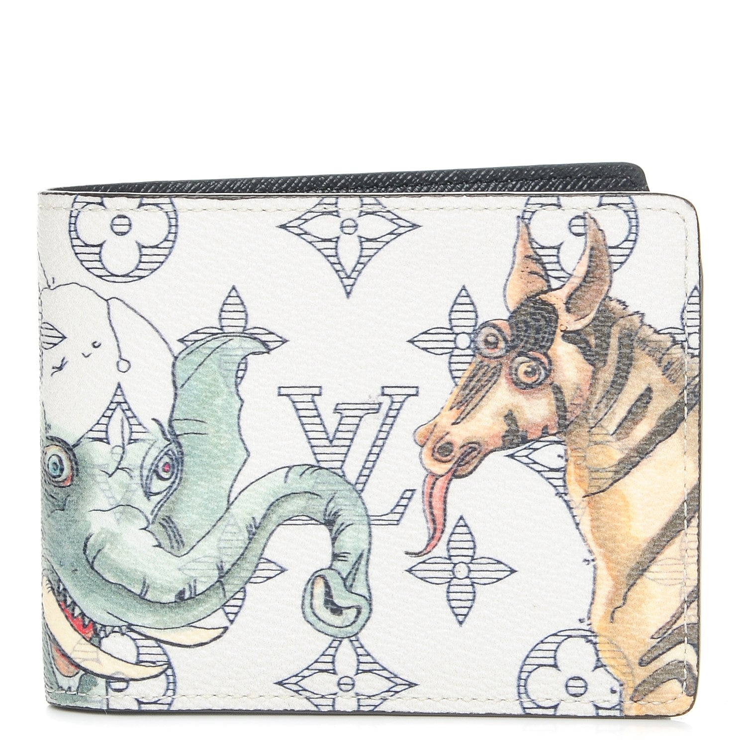 Louis Vuitton Savane Monogram Chapman Multiple Wallet 1 of 8
