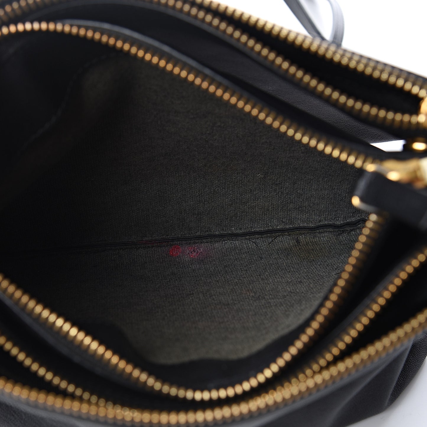 Lambskin Small Trio Crossbody Bag Black