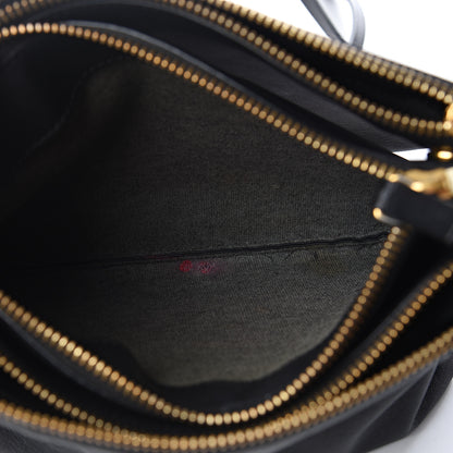Celine Lambskin Small Trio Crossbody Bag Black 7 of 13