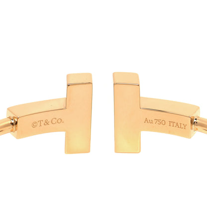 Tiffany 18K Yellow Gold T Wide Wire Bracelet 3 of 4