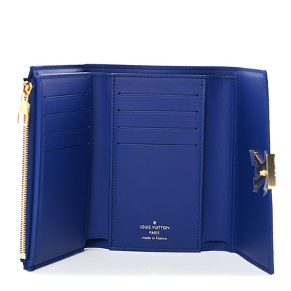 Louis Vuitton Taurillon Capucines Compact Wallet Blue 5 of 8