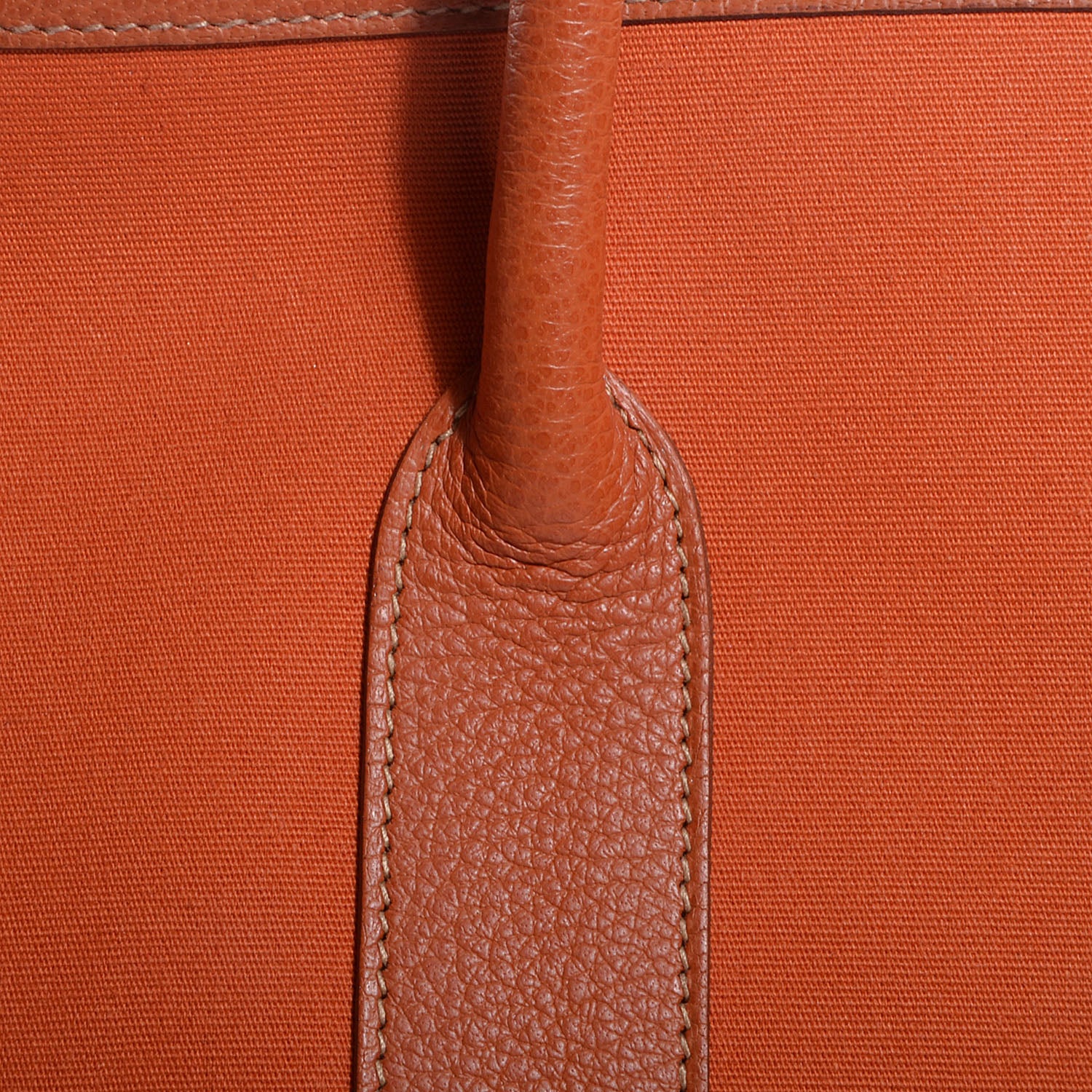 Hermes Toile Buffle Skipper Garden Party Tote 36 MM Orange 12 of 12
