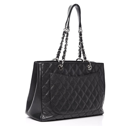 Chanel Caviar Quilted Grand Shopping Tote GST Black 3 of 16