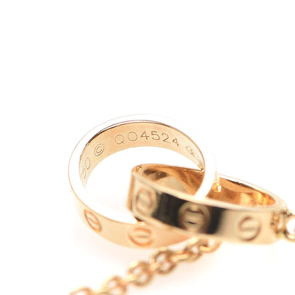 Cartier 18K Yellow Gold Interlocking LOVE Necklace 6 of 8