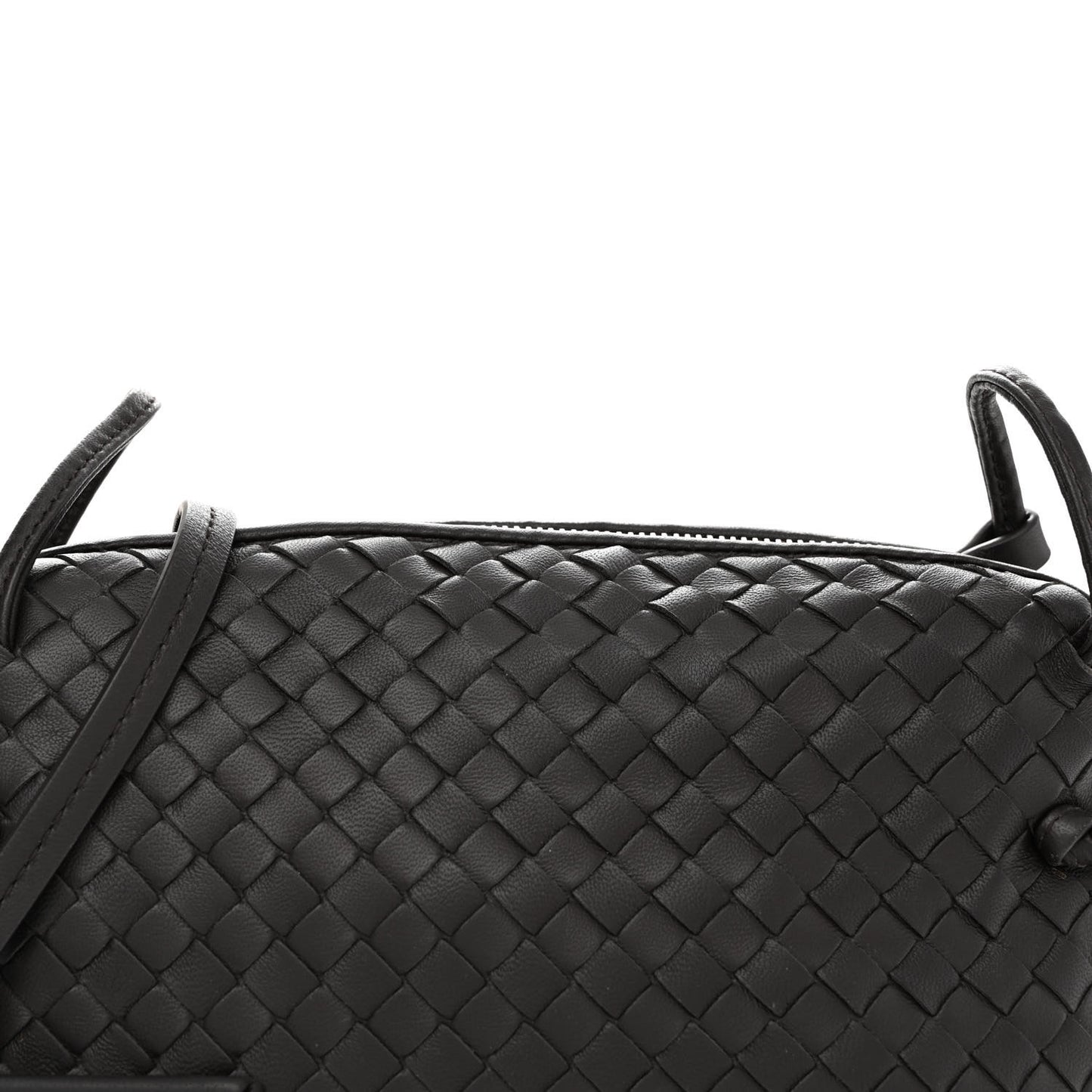 Nappa Intrecciato Nodini Bag Ebano