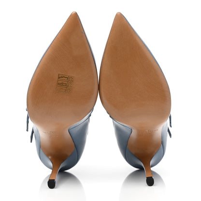 Valentino Garavani Nappa Love Latch 100mm Pumps 37.5 London Stone Poudre 5 of 8