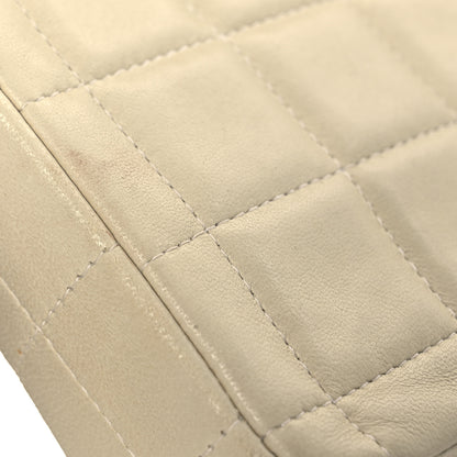 Chanel Lambskin East West Chocolate Bar Flap Ivory 12 of 16